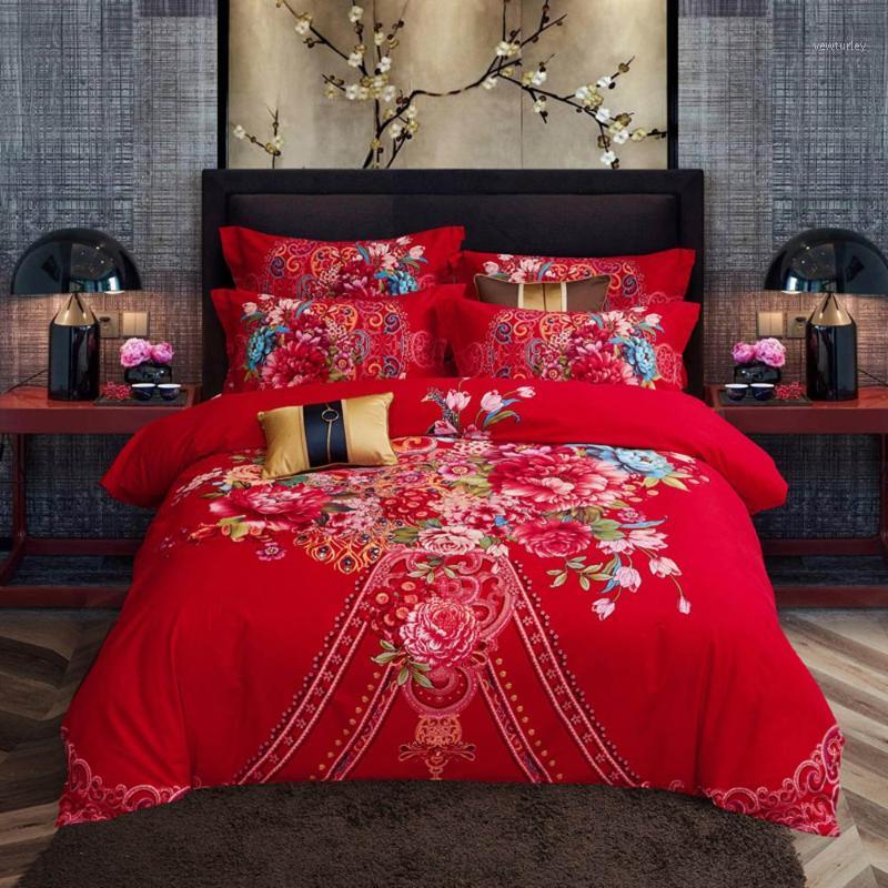 Svetanya Chinese Red Flowers Brushed Sanding Cotton Bedding Set Wedding Thick Linens Fitted Sheet Pillowcase Duvet Cover1, 20205575
Svetanya Chinese Red Flowers Brushed Sanding Cotton Bedding Set Wedding Thick Linens Fitted Sheet Pillowcase Duvet Cover1, 20205575