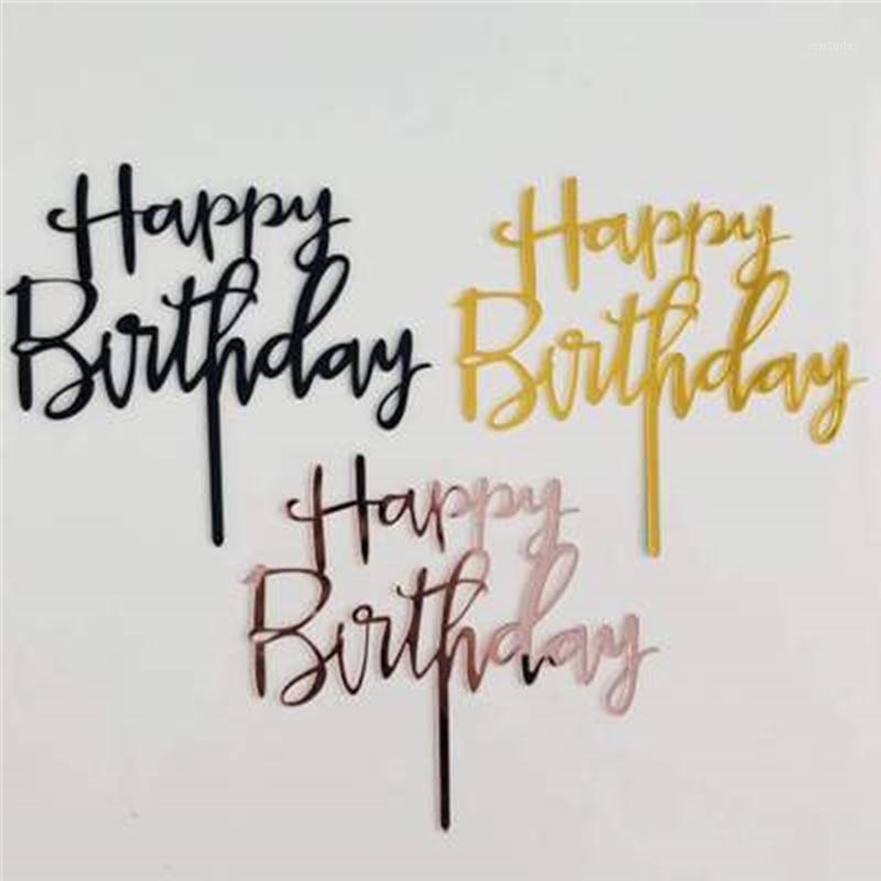 1pcs Rose Gold Silver Pink Black Happy Birthday Acrylic Letter Cake Topper for Birthday Party Cake Decorations Supplies1
1pcs Rose Gold Silver Pink Black Happy Birthday Acrylic Letter Cake Topper for Birthday Party Cake Decorations Supplies1