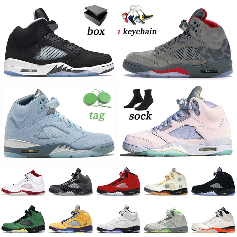 With Box 2022 Top Quality Basketball Shoes 5 5s V Mens Women Oreo Camo Easter Bluebird Unc Metallic Gold Racer Blue Trainers Jumpman Sneakers, D22 wings 40-47
With Box 2022 Top Quality Basketball Shoes 5 5s V Mens Women Oreo Camo Easter Bluebird Unc Metallic Gold Racer Blue Trainers Jumpman Sneakers, D22 wings 40-47