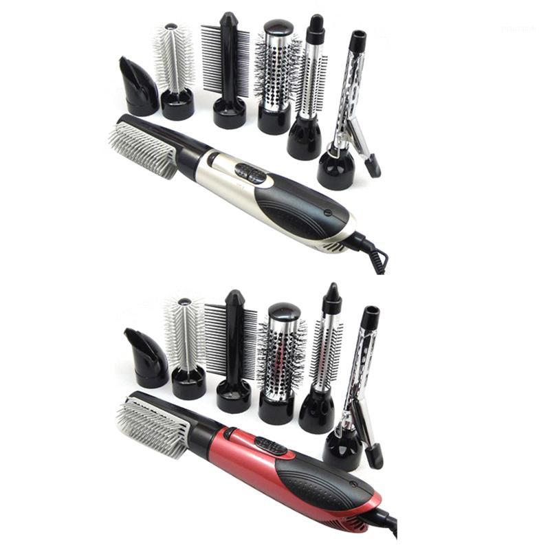EU Plug 7 in 1 Multifunction Professional Negative Ion Hair Dryer with Comb Hair Dryer Set Curling Wand Straight with 7 Att1
EU Plug 7 in 1 Multifunction Professional Negative Ion Hair Dryer with Comb Hair Dryer Set Curling Wand Straight with 7 Att1