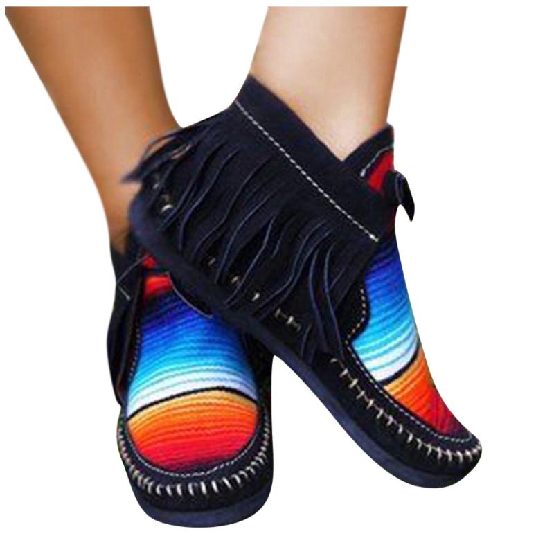 Fringed Women Boots 2020 Fashion Nationa Wind Short Ankle Boots Women Winter Big Size Tassel Casual Shoes Woman Botas De Mujer, Black
Fringed Women Boots 2020 Fashion Nationa Wind Short Ankle Boots Women Winter Big Size Tassel Casual Shoes Woman Botas De Mujer, Black