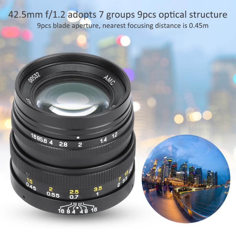 ZHONGYI 42.5mm F1.2 Aluminum Alloy Black Portrait Fixed-Focus Lens for EM10 M43 Mount/GH4 Mirrorless1
ZHONGYI 42.5mm F1.2 Aluminum Alloy Black Portrait Fixed-Focus Lens for EM10 M43 Mount/GH4 Mirrorless1