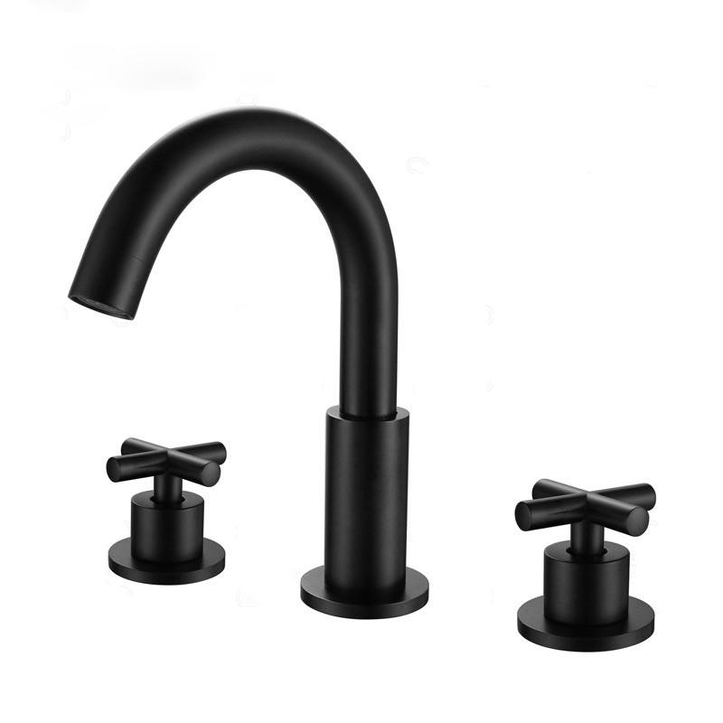 MaBlack Brass Double Handle Basin Faucet Widespread Bathroom Faucet Bathroom Sink Hot And Cold Water Mixer Tap
MaBlack Brass Double Handle Basin Faucet Widespread Bathroom Faucet Bathroom Sink Hot And Cold Water Mixer Tap