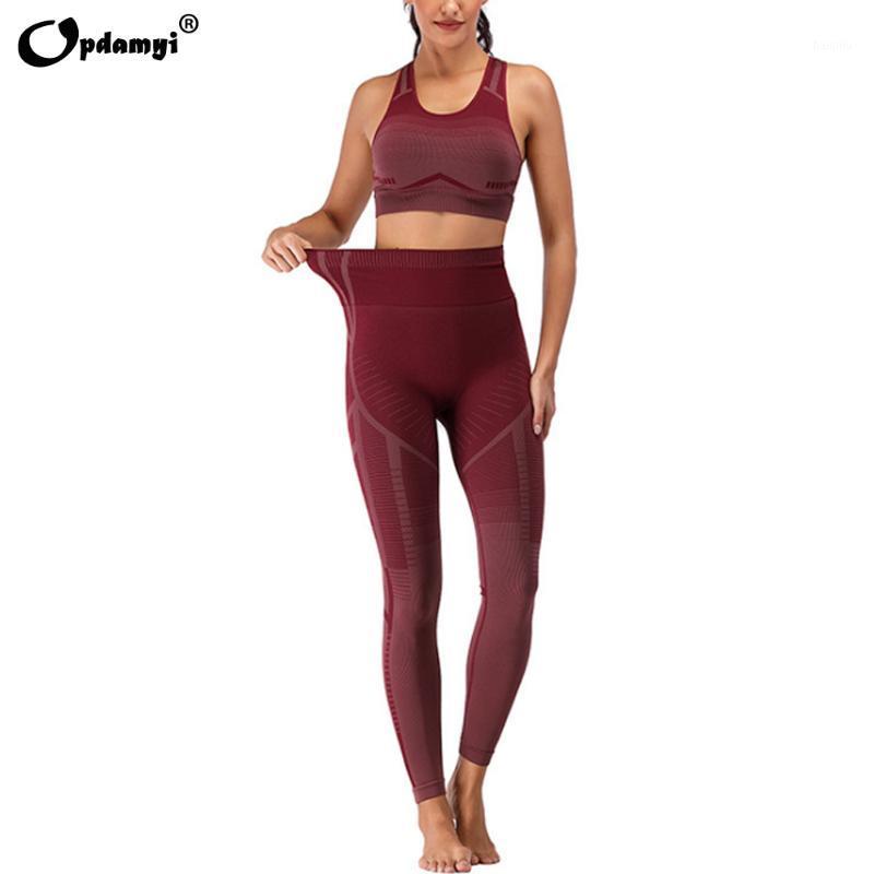 New Women Yoga Set Gym Clothes Color Gradient Back Crossover Sports Bra High Waist Legging Gradient Workout Fitness Pants Suit1, Red bra
New Women Yoga Set Gym Clothes Color Gradient Back Crossover Sports Bra High Waist Legging Gradient Workout Fitness Pants Suit1, Red bra