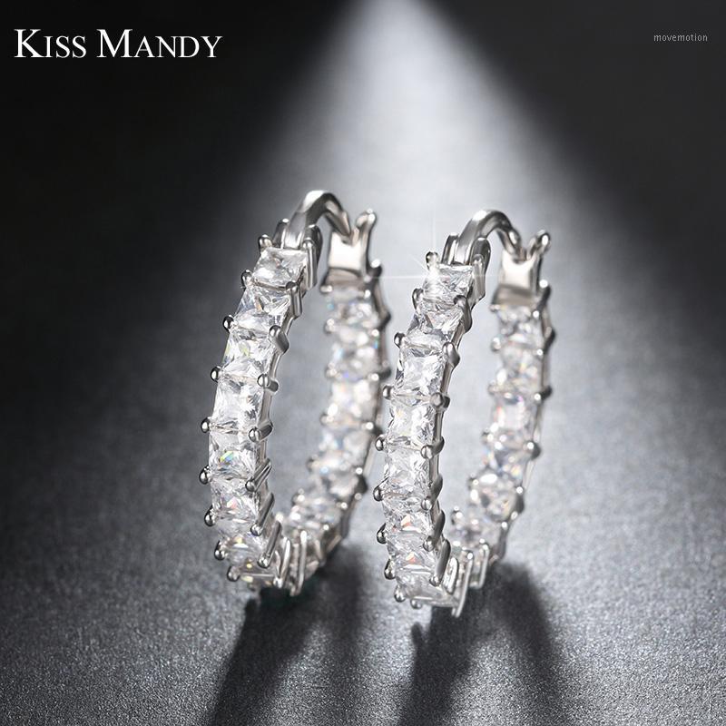 KISS MANDY Noble Rose Gold Color Women Hoop Earring with Clear Crystal Wedding Earring Fashion Accessories LE1441
KISS MANDY Noble Rose Gold Color Women Hoop Earring with Clear Crystal Wedding Earring Fashion Accessories LE1441