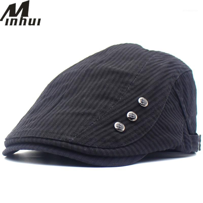 Minhui 2020 New Men Flat Caps Fashion Striped Hats Beret Outdoor Sport Casquette Cotton Hat1, Black
Minhui 2020 New Men Flat Caps Fashion Striped Hats Beret Outdoor Sport Casquette Cotton Hat1, Black