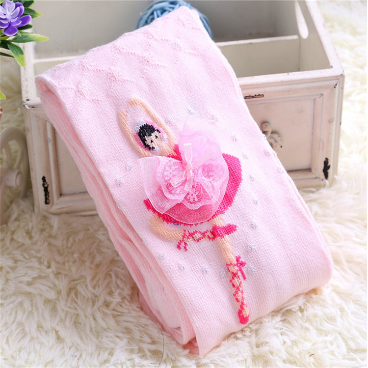 Fashion Kids Girls Leggings Socks Toddler Baby Cartoon Dance Ballet Pantyhose Tights Girl Children Mesh Diamond Shape & Hosiery For 3-10T