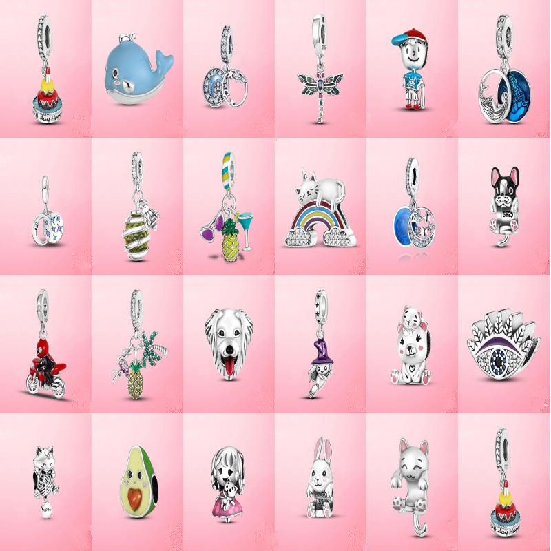 925 Sterling Silver Astronaut Moon & Star Charms Fruit Pineapple Pendant Lucky Bead Fit Pandora Bracelet For Jewelry DIY
925 Sterling Silver Astronaut Moon & Star Charms Fruit Pineapple Pendant Lucky Bead Fit Pandora Bracelet For Jewelry DIY
