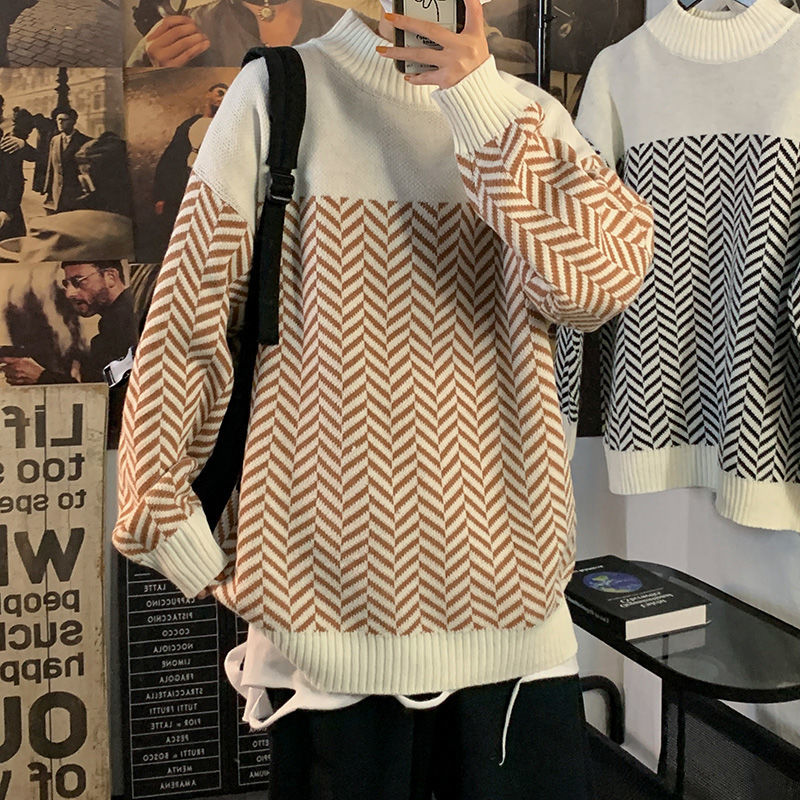 Blouse 2021 Men's Autumn New Winter High Collar Thin Knitting Wool Coat Male Youth BNC7, Black
Blouse 2021 Men's Autumn New Winter High Collar Thin Knitting Wool Coat Male Youth BNC7, Black