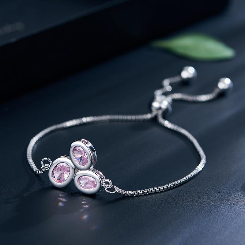 Charm Bracelets Oval Tennis Bracelet For Women Pink Crystal Silver Color & Bangles Femme Wedding Jewelry Gifts
Charm Bracelets Oval Tennis Bracelet For Women Pink Crystal Silver Color & Bangles Femme Wedding Jewelry Gifts