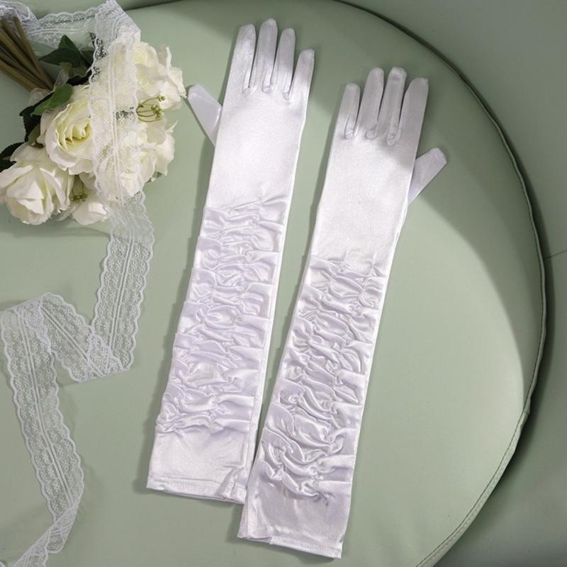Five Fingers Gloves Fashion Women Satin Long Opera Ball Evening Party Prom Costume Glove Female Solid Accessories
Five Fingers Gloves Fashion Women Satin Long Opera Ball Evening Party Prom Costume Glove Female Solid Accessories