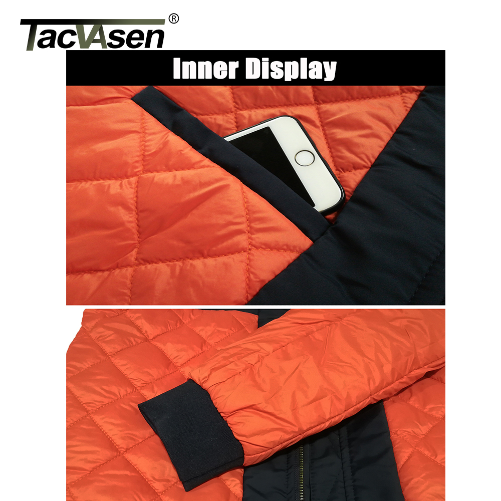 TACVASEN Winter Military Jacket Outwear Men Cotton Padded Pilot Army Bomber Jacket Coat Casual Baseball Jackets Varsity Jackets 201118