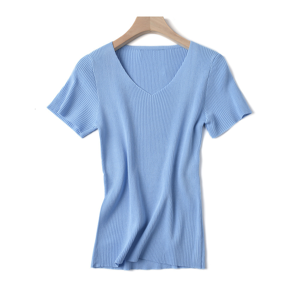 2021 New Short Sleeve Women Summer Basic Knit t O-neck Loose Bling T-shirt Solid Shiny Tee Shirt Female Pullover Top Akzg, White
2021 New Short Sleeve Women Summer Basic Knit t O-neck Loose Bling T-shirt Solid Shiny Tee Shirt Female Pullover Top Akzg, White
