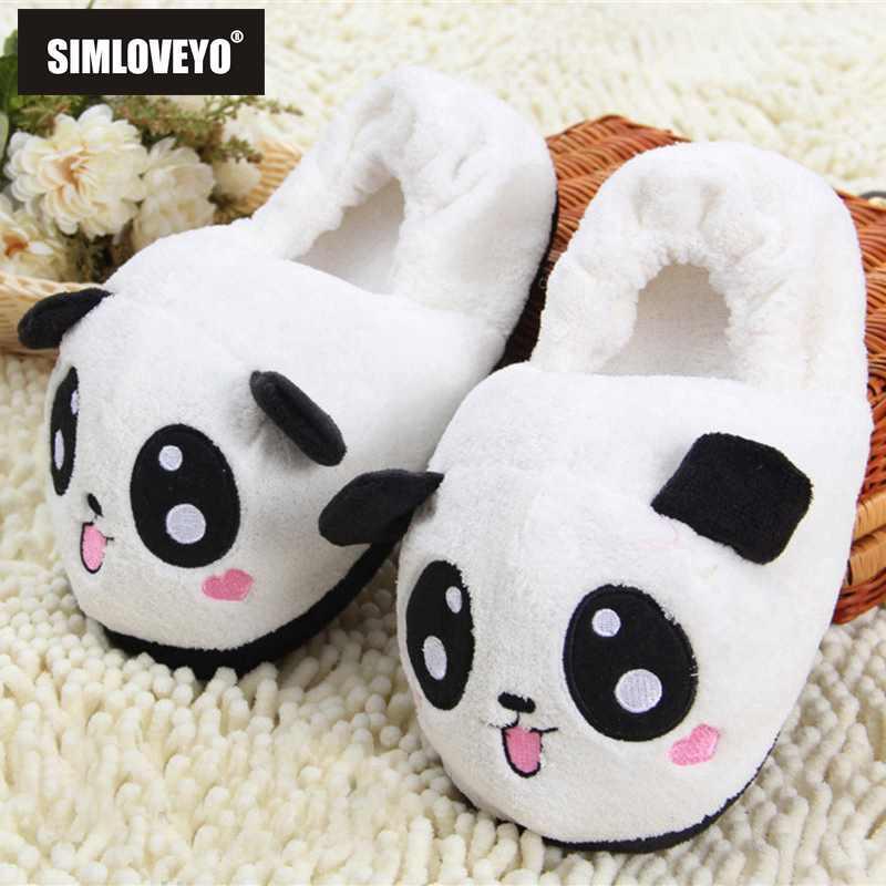 SIMLOVEYO Winter Indoor Panda Slippers Flat Furry Home Cartoon Women Slippers unisex Couple Animal Warm Non-slip Shoes T389b1, White no heel
SIMLOVEYO Winter Indoor Panda Slippers Flat Furry Home Cartoon Women Slippers unisex Couple Animal Warm Non-slip Shoes T389b1, White no heel