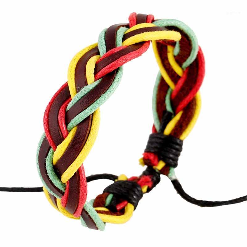 Bright Color Summer Jewelry Bracelets Unisex Adjustable Size Women Bracelet Leather Hand Woven Wristband Sporty Jewelry Bangles1
Bright Color Summer Jewelry Bracelets Unisex Adjustable Size Women Bracelet Leather Hand Woven Wristband Sporty Jewelry Bangles1