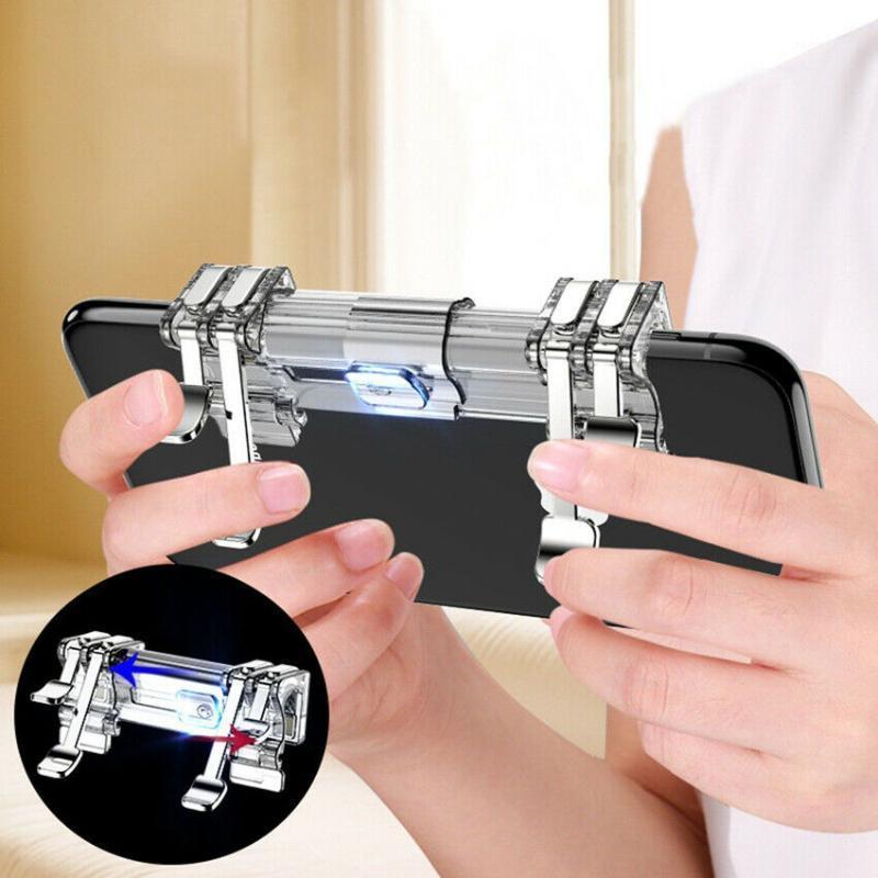 PUBG Mobile Trigger Gamepad Controller Sensitive Touch L1R1 Fire Button Shooter Grip Trigger Aim Key Joystick for Android1
PUBG Mobile Trigger Gamepad Controller Sensitive Touch L1R1 Fire Button Shooter Grip Trigger Aim Key Joystick for Android1