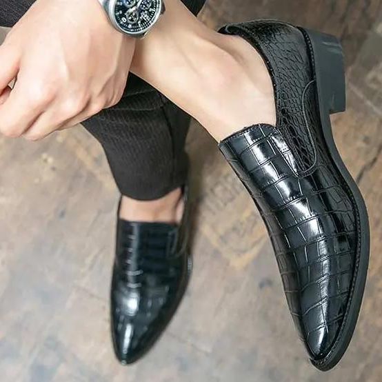 Men Shoes Loafer Dress Spring Autumn 2021 New Slip on Banquet Round Toe PU Leather Casual Business Shoe Outdoors Classic Comfortable DP126, Black
Men Shoes Loafer Dress Spring Autumn 2021 New Slip on Banquet Round Toe PU Leather Casual Business Shoe Outdoors Classic Comfortable DP126, Black