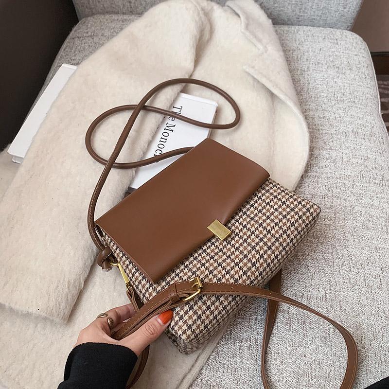Houndstooth Bag Female 2021 New Fashion Plaid Western Messenger Bag Ins Wild Retro Shoulder, Black
Houndstooth Bag Female 2021 New Fashion Plaid Western Messenger Bag Ins Wild Retro Shoulder, Black