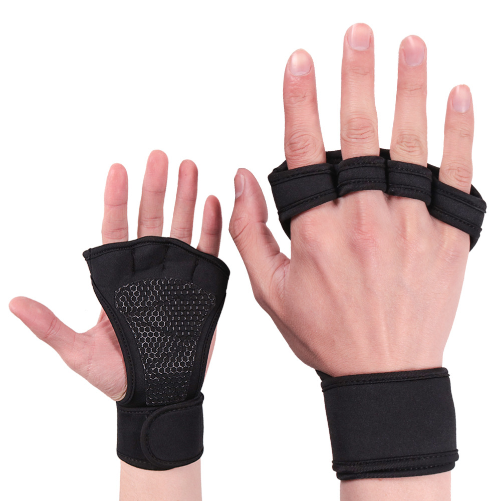 High Quality Weight Lifting Training Gloves Women Men Fitness Sports Body Building Gymnastics Grips Gym Hand Palm Protector Gloves 004, Black
High Quality Weight Lifting Training Gloves Women Men Fitness Sports Body Building Gymnastics Grips Gym Hand Palm Protector Gloves 004, Black