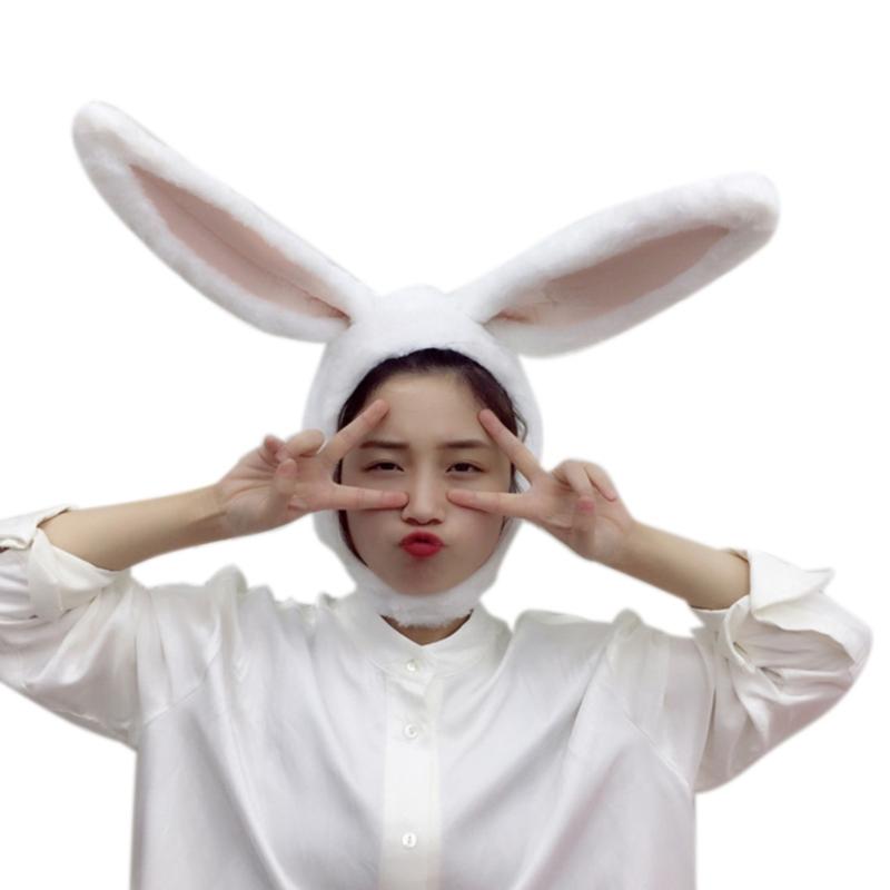 Halloween Cute Women Girls Plush Hat Long Ears Hood Earflap Headgear Cap Head Warmer Cosplay Costume Easter M7DD, White
Halloween Cute Women Girls Plush Hat Long Ears Hood Earflap Headgear Cap Head Warmer Cosplay Costume Easter M7DD, White