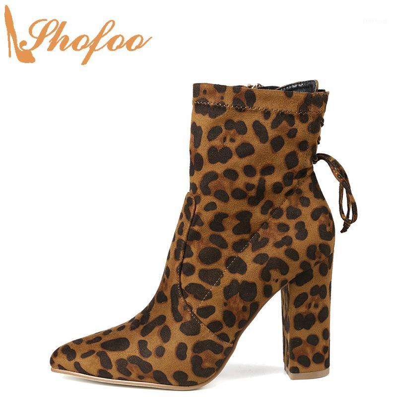 Leopard Prints Woman Ankle Boots High Chunky Heels Pointed Toe Booties Large Size 14 15 Ladies Fashion Back Lace Up Shoes Shofoo1, Black booties
Leopard Prints Woman Ankle Boots High Chunky Heels Pointed Toe Booties Large Size 14 15 Ladies Fashion Back Lace Up Shoes Shofoo1, Black booties