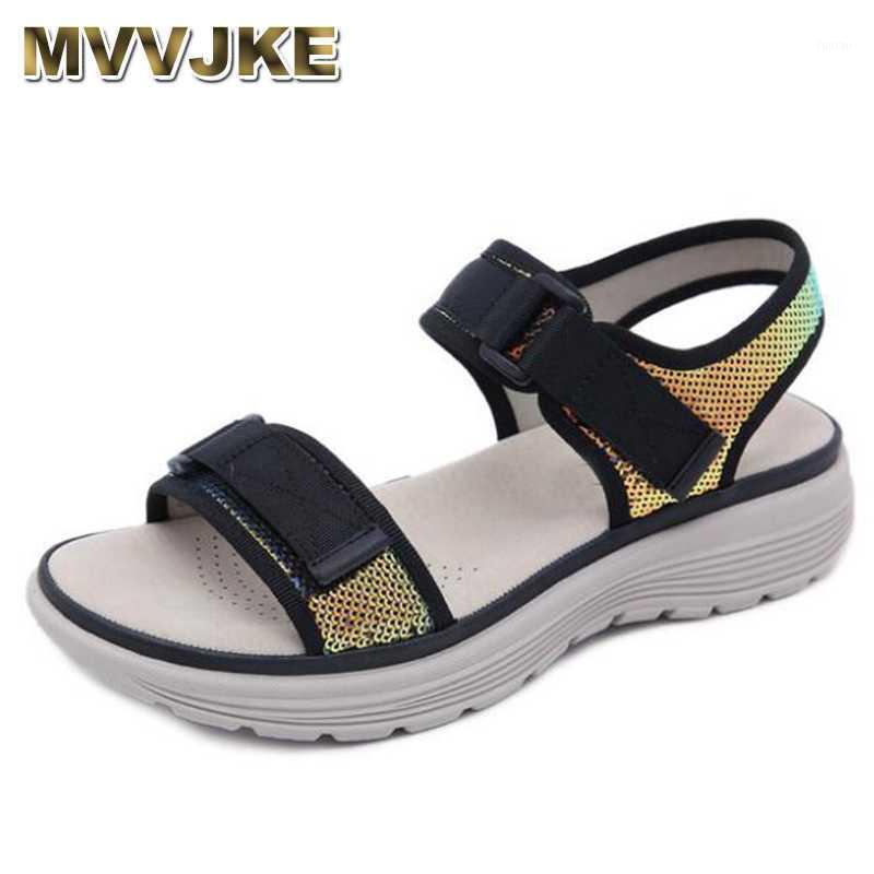 MVVJKEWomen's sports sandals wedge sandals for women summer new women's shoes student fashion glitter sandalia feminina1, Black
MVVJKEWomen's sports sandals wedge sandals for women summer new women's shoes student fashion glitter sandalia feminina1, Black