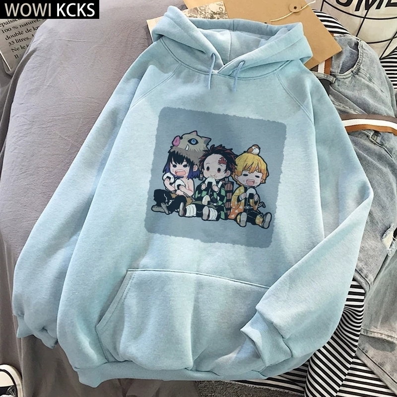 Demon Slayer Winter Sweatshirt Hoodies Women Aesthetic Long Sleeve Clothes Kimetsu No Yaiba Pullover Demon Blade Streetwear LJ201103, Black
Demon Slayer Winter Sweatshirt Hoodies Women Aesthetic Long Sleeve Clothes Kimetsu No Yaiba Pullover Demon Blade Streetwear LJ201103, Black