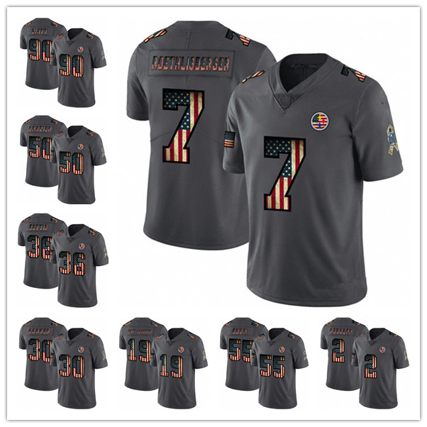 PittsburghSteelersMEN T.J. Watt JuJu Smith-Schuster New pays tribute to retro flag Carbon football Jersey, Black;red
PittsburghSteelersMEN T.J. Watt JuJu Smith-Schuster New pays tribute to retro flag Carbon football Jersey, Black;red