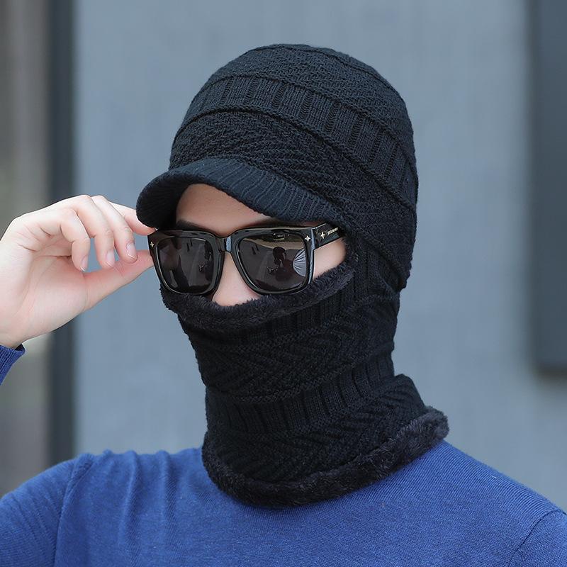 New Men's Thick Winter Hat Scarf And Velvet Warm Ski Hat Scarf Suit Men Beanie Ear Protection Neck Large Size Cotton Face Mask
New Men's Thick Winter Hat Scarf And Velvet Warm Ski Hat Scarf Suit Men Beanie Ear Protection Neck Large Size Cotton Face Mask