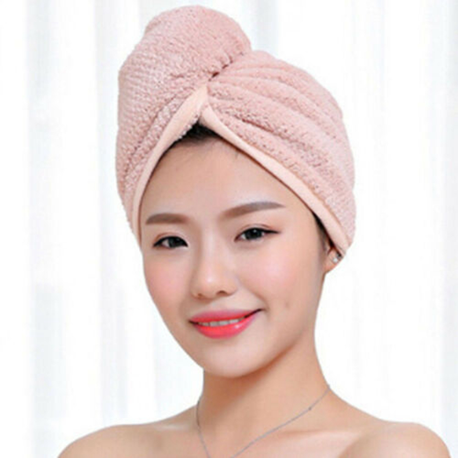 Magic Microfiber Hair Fast Drying Dryer Towel Bath Wrap Hat Quick Shower Cap Turban Towel Dry 4styles