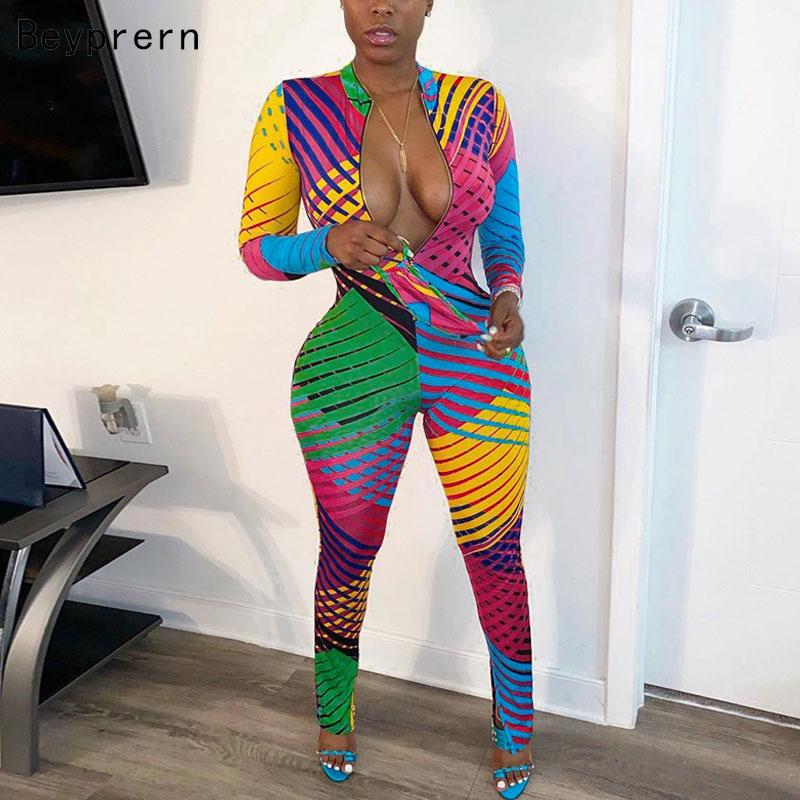 BeyprernFashion Zipper Up Casual Sporty Rompers Womens Jumpsuit Long Sleeve Skinny Striped Print Workout Jumpsuits Active Wear, Multi
BeyprernFashion Zipper Up Casual Sporty Rompers Womens Jumpsuit Long Sleeve Skinny Striped Print Workout Jumpsuits Active Wear, Multi