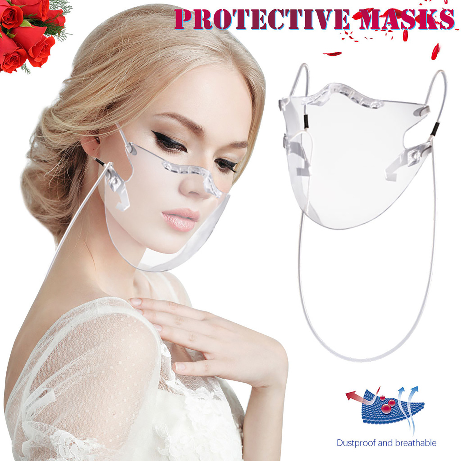 Fashion Durable Mask Face Shield Combine Plastic Reusable Clear Face Mask Bandage 2020 Best Reusable Cover Mouth Nose Helmet
Fashion Durable Mask Face Shield Combine Plastic Reusable Clear Face Mask Bandage 2020 Best Reusable Cover Mouth Nose Helmet