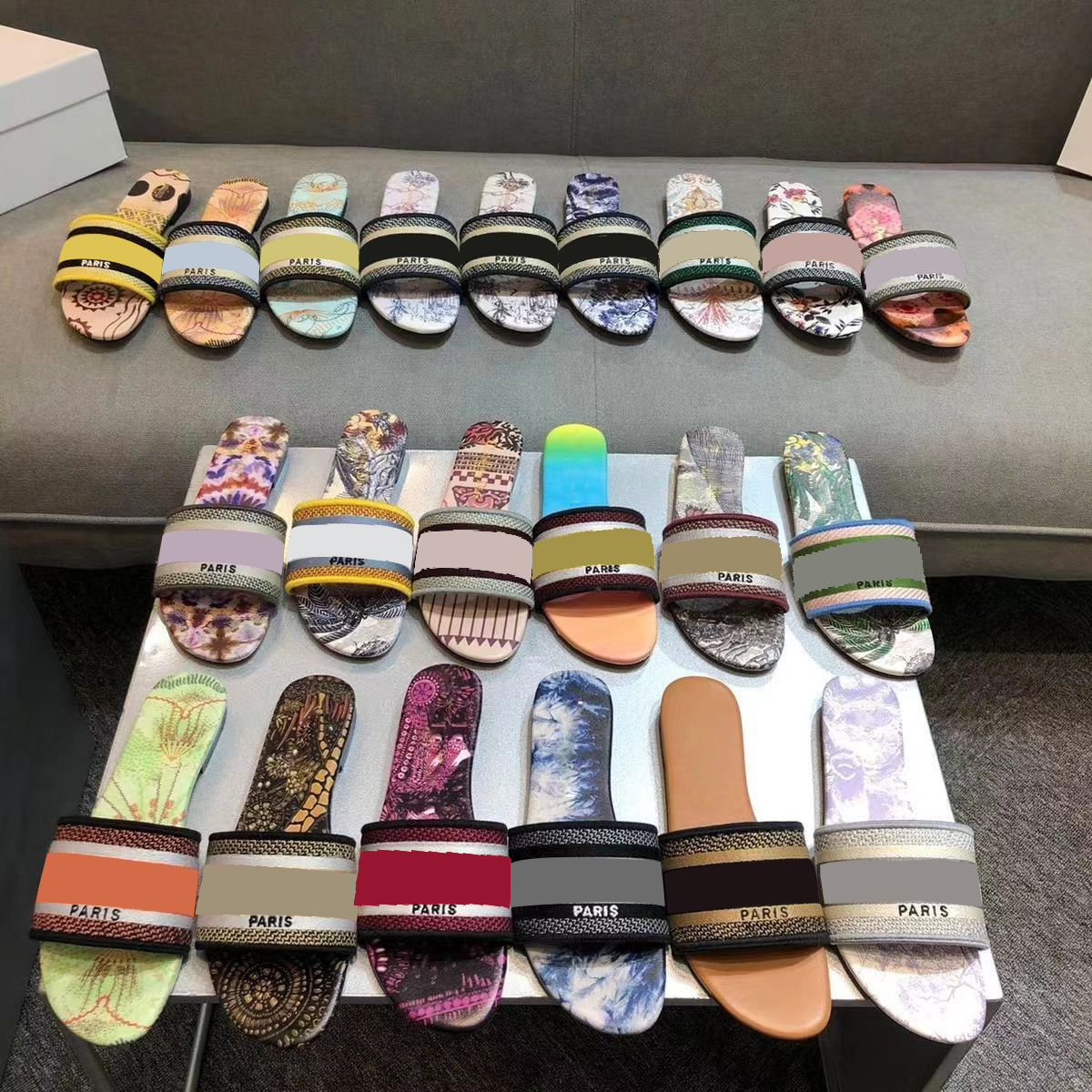 Luxurys Designers Slippers Classic letters home slipper slides High quality women sandals fashion outdoor anti slip waterproof flip flops summer beach shoes good, No.5 
Luxurys Designers Slippers Classic letters home slipper slides High quality women sandals fashion outdoor anti slip waterproof flip flops summer beach shoes good, No.5