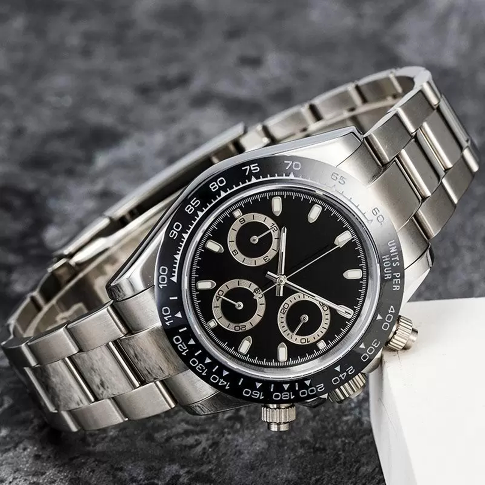 With Original Box Wristwatches Sapphire 40mm 116509 Automatic Mechanical Mens Men's Watch Watches No Chronograph black Dial, Style 1 original box + watch
With Original Box Wristwatches Sapphire 40mm 116509 Automatic Mechanical Mens Men's Watch Watches No Chronograph black Dial, Style 1 original box + watch