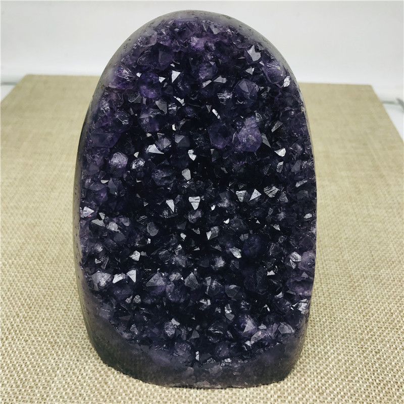 3501200g Natural amethyst cluster quartz crystal geode specimen healing T2001172667879