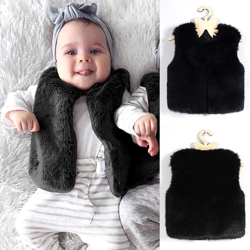 Faux Fur Vest Children Toddler Baby Girls Faux Vest Winter Warm Coat Jacket Cute Thick Clothes Outerwear Coat Infant Solid, Black
Faux Fur Vest Children Toddler Baby Girls Faux Vest Winter Warm Coat Jacket Cute Thick Clothes Outerwear Coat Infant Solid, Black