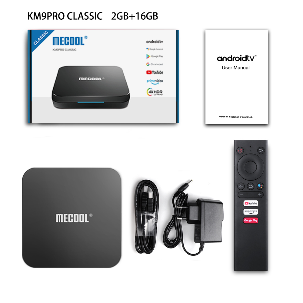 MECOOL KM9 Pro Google Certified Androidtv Android 10.0 2GB 16GB Amlogic S905X2 Smart TV box
MECOOL KM9 Pro Google Certified Androidtv Android 10.0 2GB 16GB Amlogic S905X2 Smart TV box