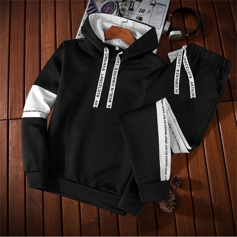 New Men Hoodies Set Spring Swatshirt Autumn Fashion Jacket Men's Hooded Casual Jackets 201109, Black
New Men Hoodies Set Spring Swatshirt Autumn Fashion Jacket Men's Hooded Casual Jackets 201109, Black