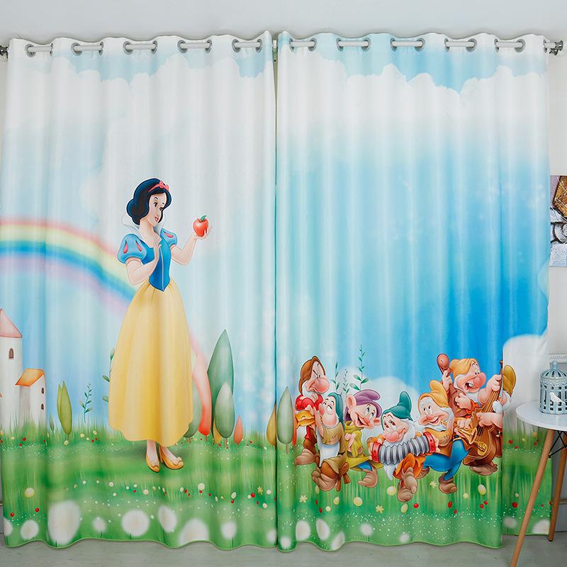 The New 3D Printing Snow Princess Cartoon Curtains Seven Children's Room Shade Blackout Curtains, Sky blue
The New 3D Printing Snow Princess Cartoon Curtains Seven Children's Room Shade Blackout Curtains, Sky blue