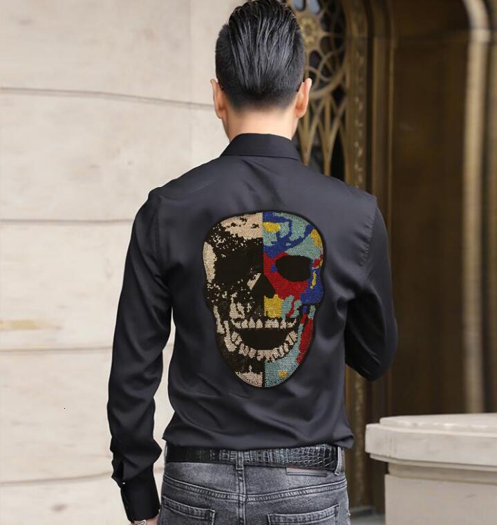 New 2021 High-quality Men's Casual Big Size 4xl Diamond Stone Long Sleeve Fashion Shirt J7da, As shown
New 2021 High-quality Men's Casual Big Size 4xl Diamond Stone Long Sleeve Fashion Shirt J7da, As shown