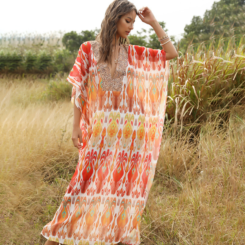 2021 New Mulheres Vero Estilo Tnico Robe Bikin Capa Com Decote Em Vestido Seaside Batwing Mangas Maxi Indie Folk Roupas Femininas DWZL, As picture
2021 New Mulheres Vero Estilo Tnico Robe Bikin Capa Com Decote Em Vestido Seaside Batwing Mangas Maxi Indie Folk Roupas Femininas DWZL, As picture