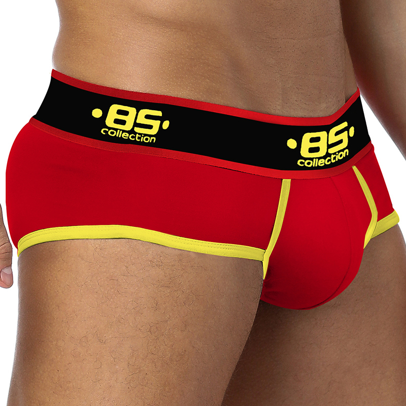 BS 2019 Sexy Men Briefs Underwear 5Pcslot Mens Cotton Bikini Slip Male Panties Underpants Gay Slip Hombre Brief Shorts BS175 T200511