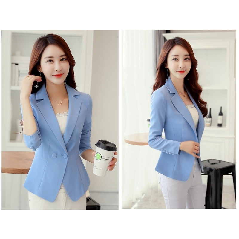 J58288 Summer Fashion OL Candy Color Wave Lady Blazers and Jackets 201114