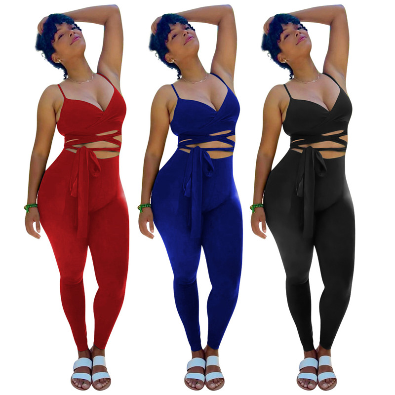 Wholesale Summer Clothes Women Tracksuits Tank Top+Bandage Pants Two Piece Set Sexy V Neck Vest Leggings Matching Sets Outfits Bulk 6964, Mix color
Wholesale Summer Clothes Women Tracksuits Tank Top+Bandage Pants Two Piece Set Sexy V Neck Vest Leggings Matching Sets Outfits Bulk 6964, Mix color