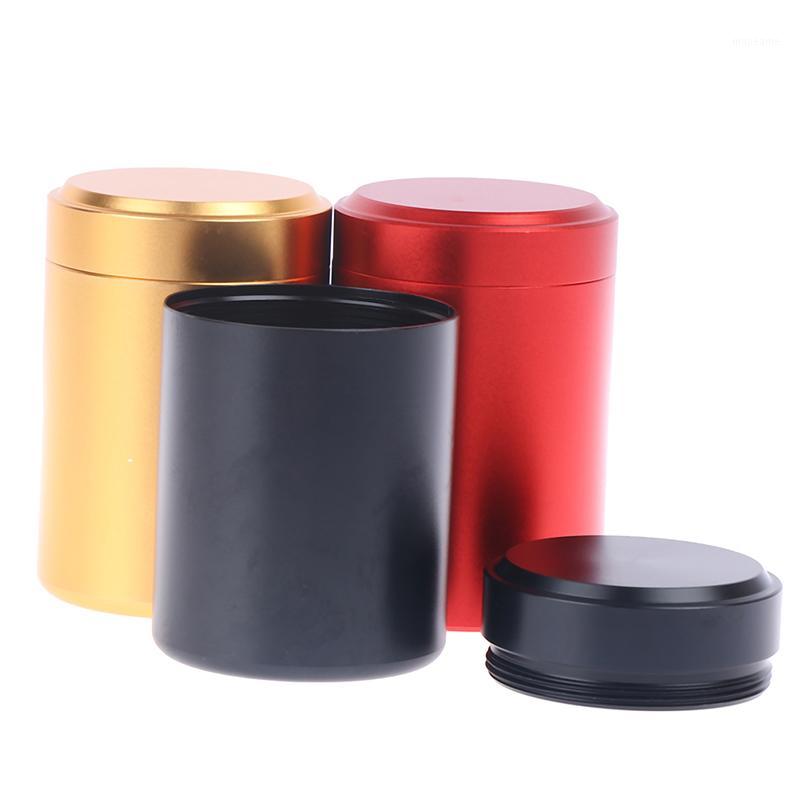 

1pc Mini Caddy Aluminum Storage Boxes Sealed Coffee Portable Travel Leaves Container Jar1