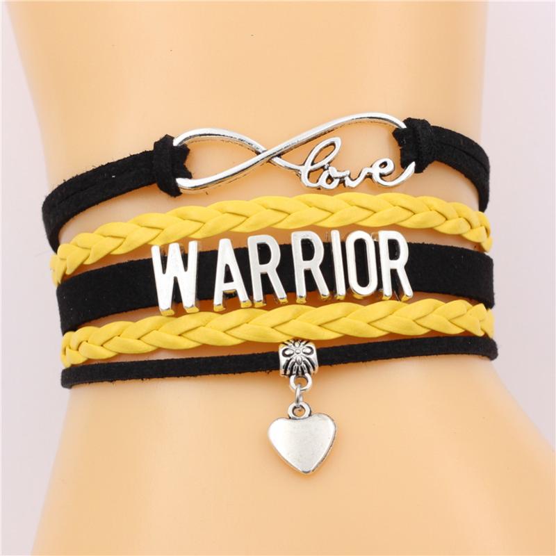 Tennis Infinity Love WARRIOR Letter Wrap Bracelet Cute Heart Charm Customizable Handmade Leather Bracelets PUNK Jewelry For Men
Tennis Infinity Love WARRIOR Letter Wrap Bracelet Cute Heart Charm Customizable Handmade Leather Bracelets PUNK Jewelry For Men