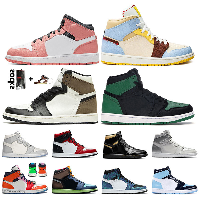 Fashion Jumpman 1 Mid Fearles Pink Quartz Womens Basketball Shoes 1s Pine Green Dark Mocha High OG Bio Hack mens trainers sports sneakers, #49 mid gs pink quartz 36-40
Fashion Jumpman 1 Mid Fearles Pink Quartz Womens Basketball Shoes 1s Pine Green Dark Mocha High OG Bio Hack mens trainers sports sneakers, #49 mid gs pink quartz 36-40