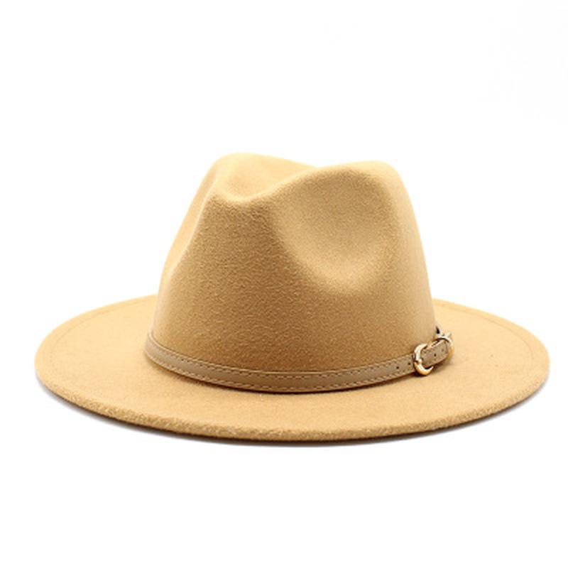 felted hats belt band solid color wide brim women hats fedora winter camel khaki black simple classic gentlemen british men
felted hats belt band solid color wide brim women hats fedora winter camel khaki black simple classic gentlemen british men
