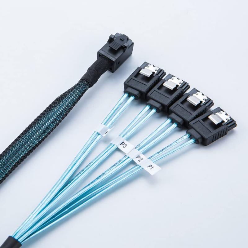 0.5m 1m Internal HD Mini SAS Cable SAS SFF-8643 To 4 SATA Cable to 4 SATA Connect Hard Drive
0.5m 1m Internal HD Mini SAS Cable SAS SFF-8643 To 4 SATA Cable to 4 SATA Connect Hard Drive
