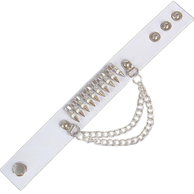 Fashion Bracelet Men's Multi-Layer Iron Chain A Row Of Spiked Woven